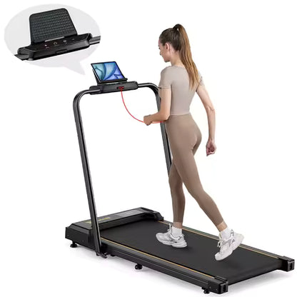 tapis de course pliable repose tablette